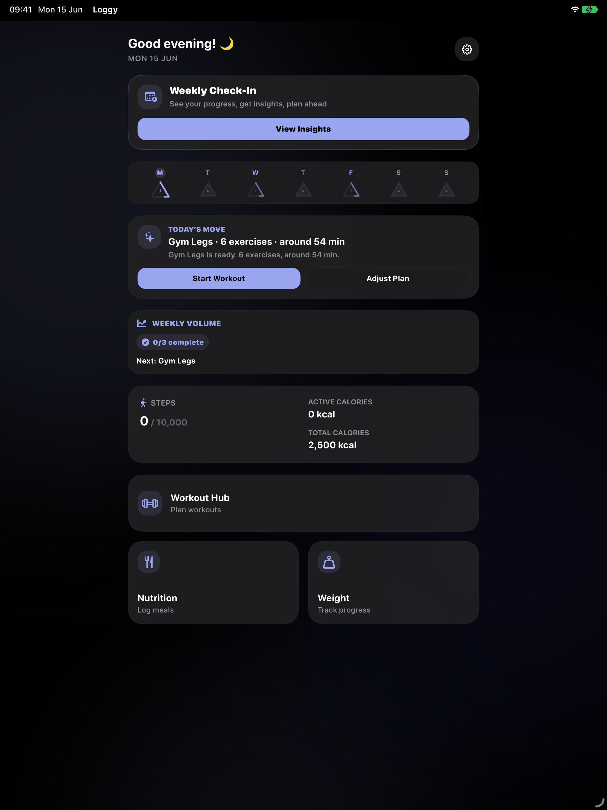 Loggy dashboard